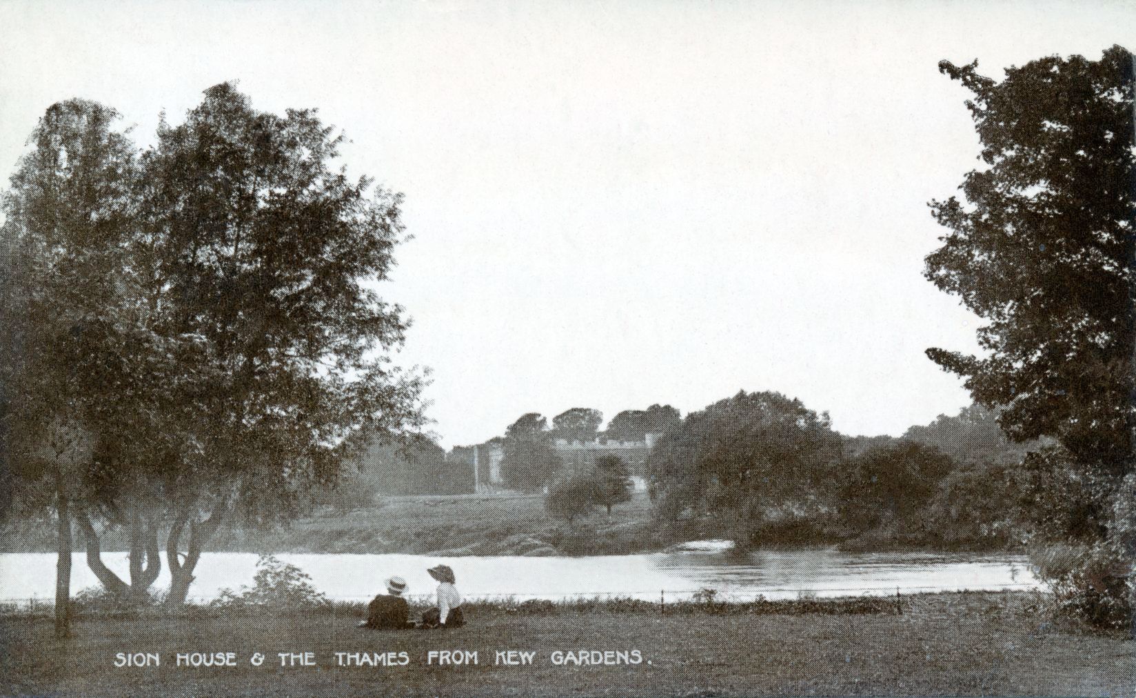 Isleworth Syon House,Kew Gardens,river view